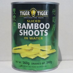 Bamboo shoots in water